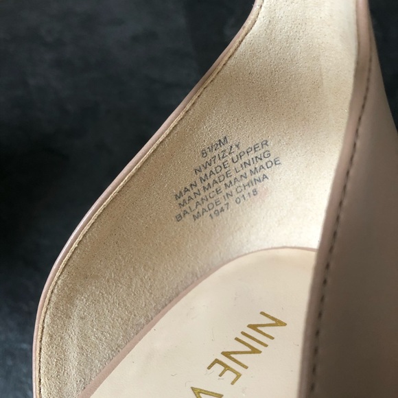 Nine West nude pump sandals - Picture 1 of 5